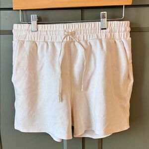 ZYIA Women's Light Cream Athletic Shorts